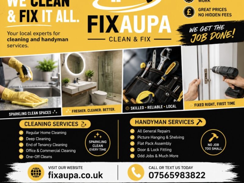 Welcome to Fixaupa Clean&Fix